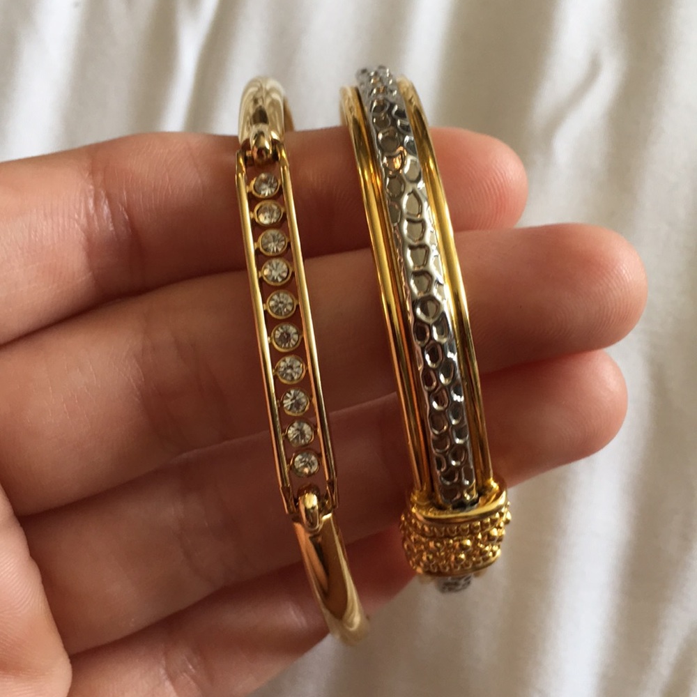 Gold bracelets